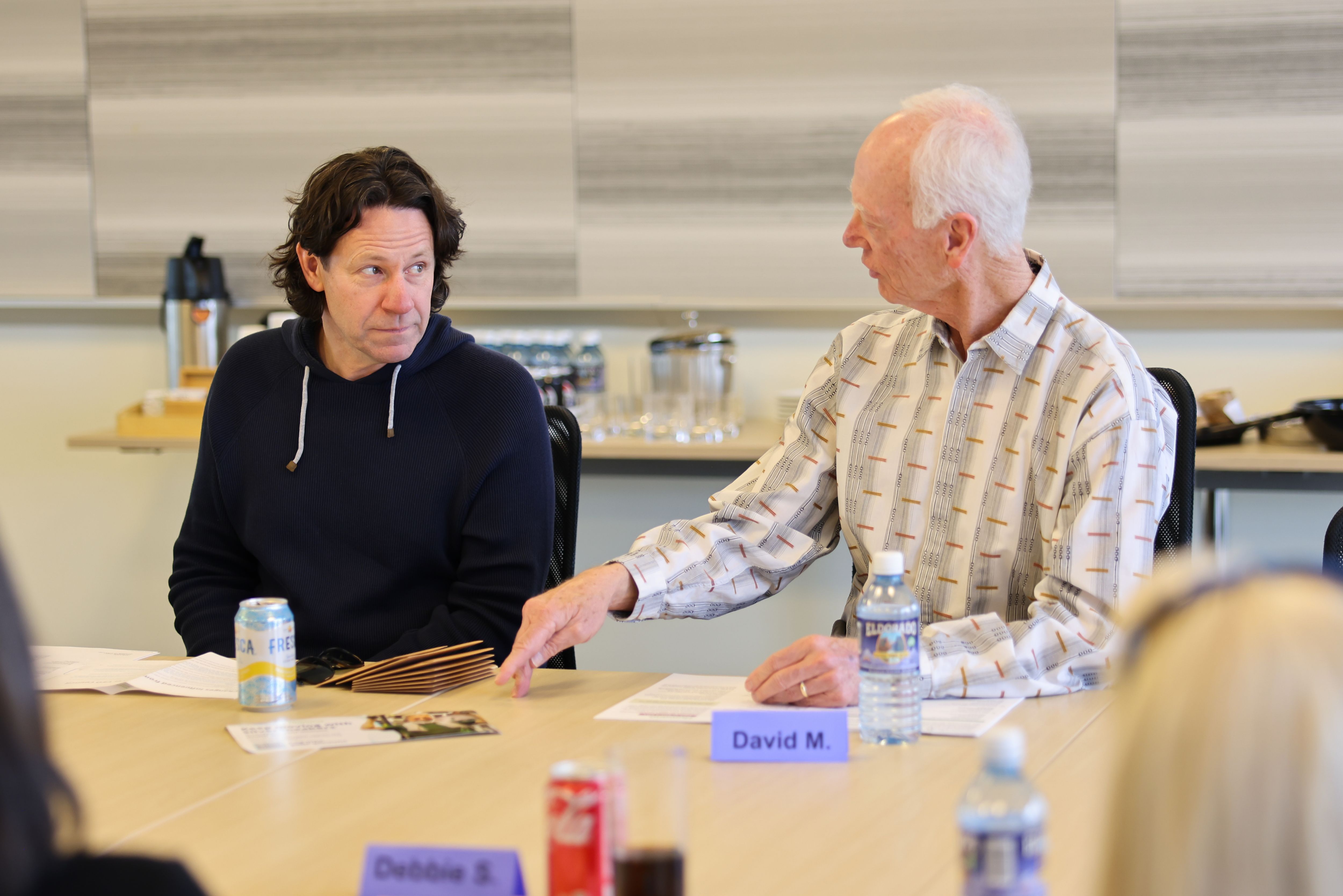 Jim Rechtin at a Humana focus group meeting